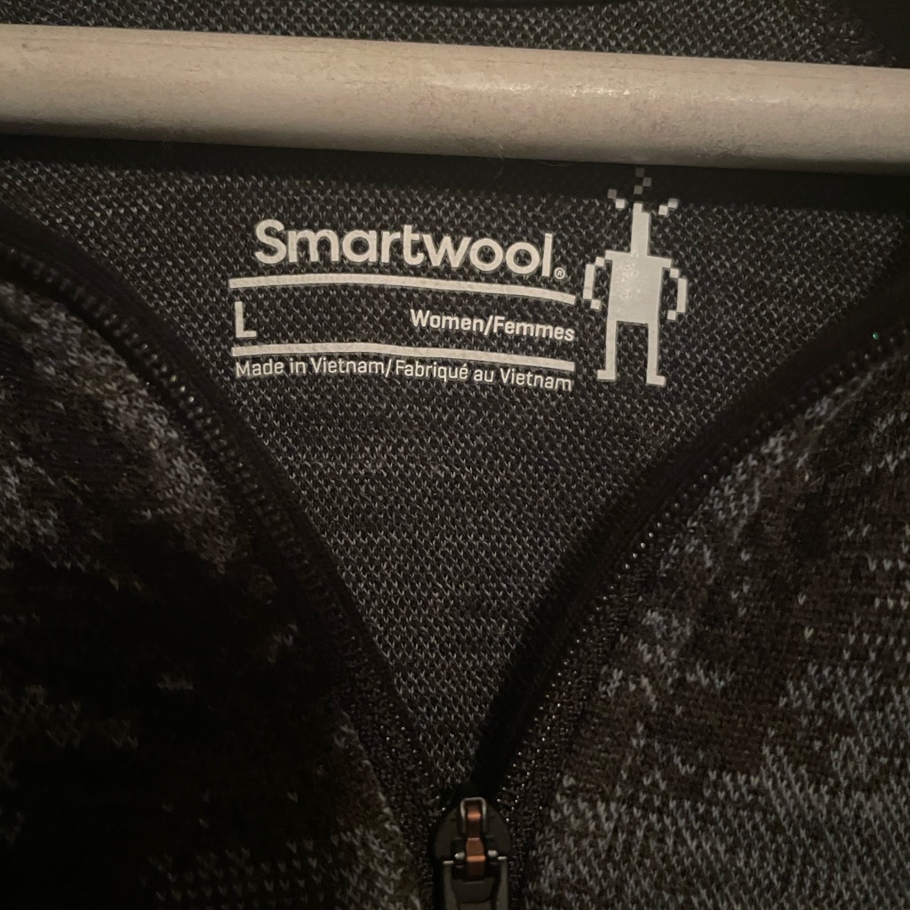 Smartwool Women's V-Neck Sweater - Black And Gray